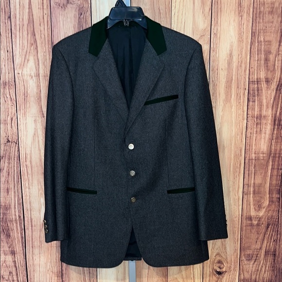 Loden-Frey Classic Gray Men´s Wool Blazer